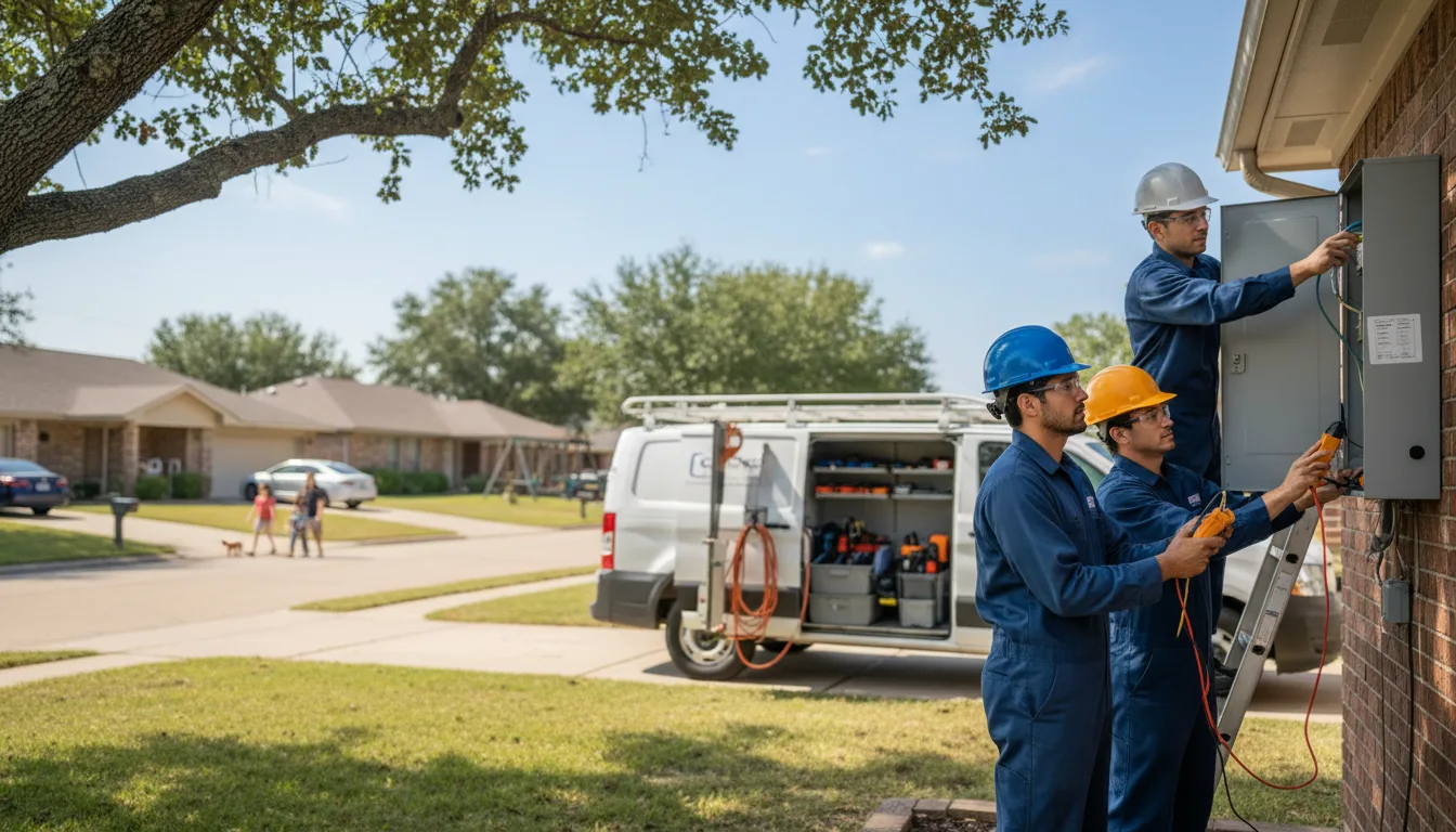 Certified electrician providing emergency electrical services in Essington, PA